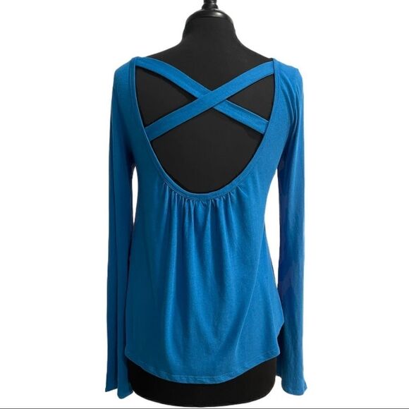 Victoria's Secret Blue Bell Sleeve Swing Top Sz S - Picture 8 of 11